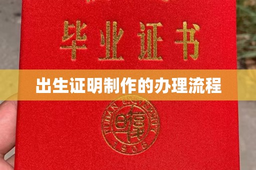 千阳出生证明制作的办理流程