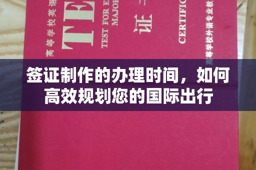 千阳签证制作的办理时间，如何高效规划您的国际出行