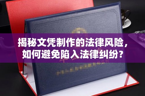 千阳揭秘文凭制作的法律风险，如何避免陷入法律纠纷？