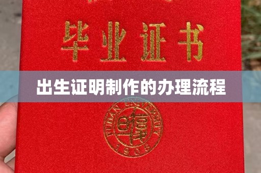 千阳出生证明制作的办理流程